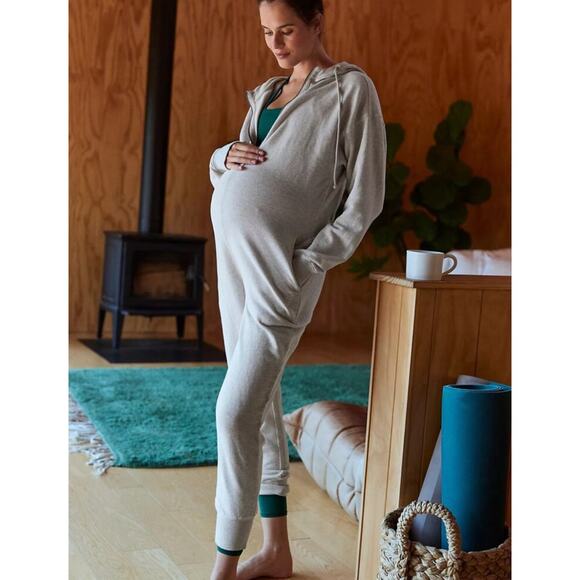 NWT FP Movement x Hatch Warm Up Jumpsuit In Heather Gray Size Small - Picture 1 of 8